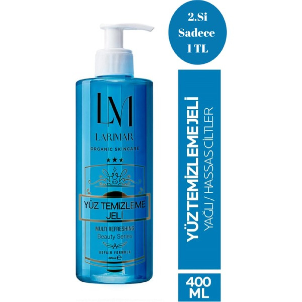 Larimar Karma Yağlı ve Akneye Eğilimli Cilt Tipleri İçin Yüz Temizleme Jeli 400 ml - YTJ251015 Cilt Temizleme ve Peeling Fiyatı