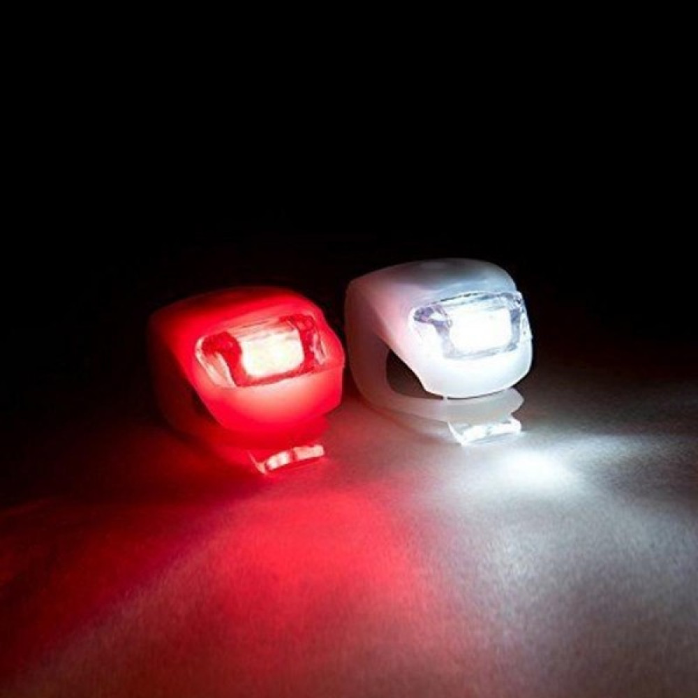 Larimar Silikon LED Bisiklet Lambası 2'li Fener Ön ve Arka Stop Işık Aydınlatma Seti - Silikon Kurbağa Başı Bisiklet Aksesuarları Fiyatı