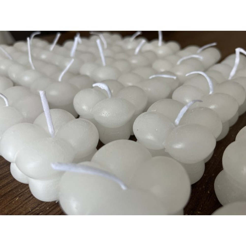 Larin Atelier Bubble Mum Küçük 20 Adet Beyaz Vanilya Kokulu Dekoratif Mum Fiyatı