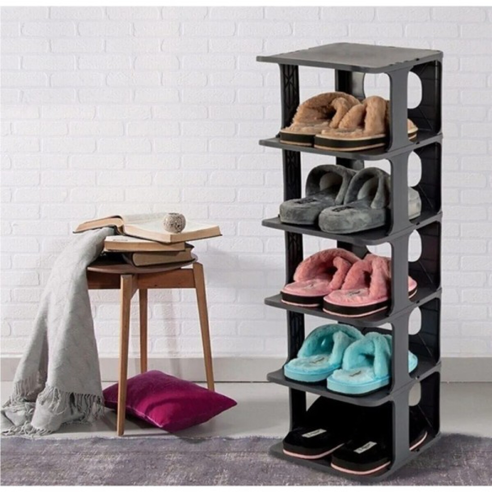 Larinhome Lüks Gri Ayakkabılık Düzenleyici Organizer Ayakkabılık Fiyatı