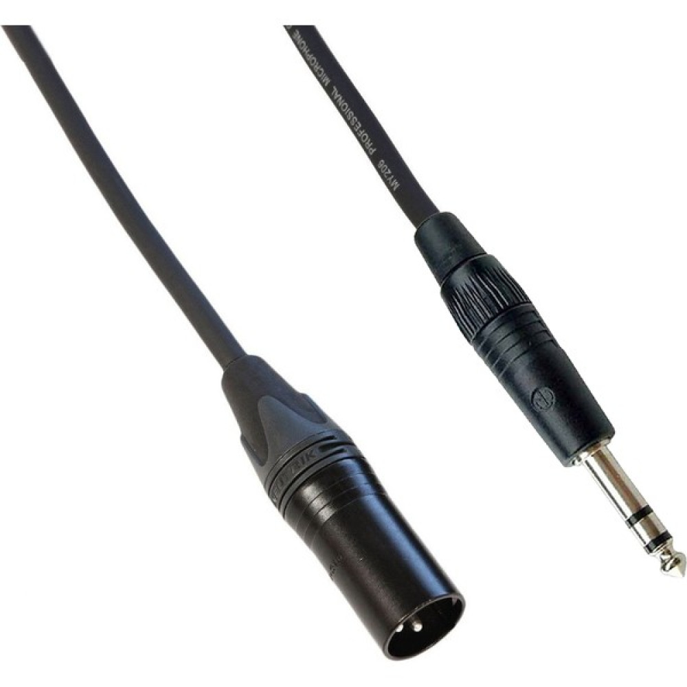 Larkin Klotz & Neutrik Balanslı Xlr Erkek - 1/4'' Trs Jack Hoparlör Kablosu Mavi - 3 Metre Stüdyo ve Sahne Ekipmanları Fiyatı