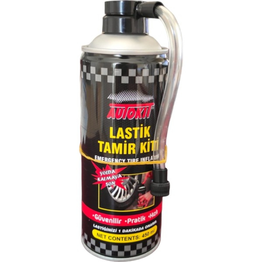 Lastik Tamir Kiti 450ML Autokit Lastik Şişirme Spreyi Lastikler Fiyatı