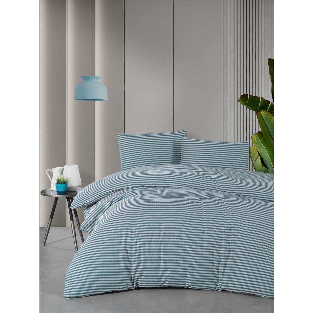 Lastikli Çarşaflı Tek Kişilik Nevresim Takımı Saten Yeşil - 160 x 220 cm Nevresim Takımı Fiyatı