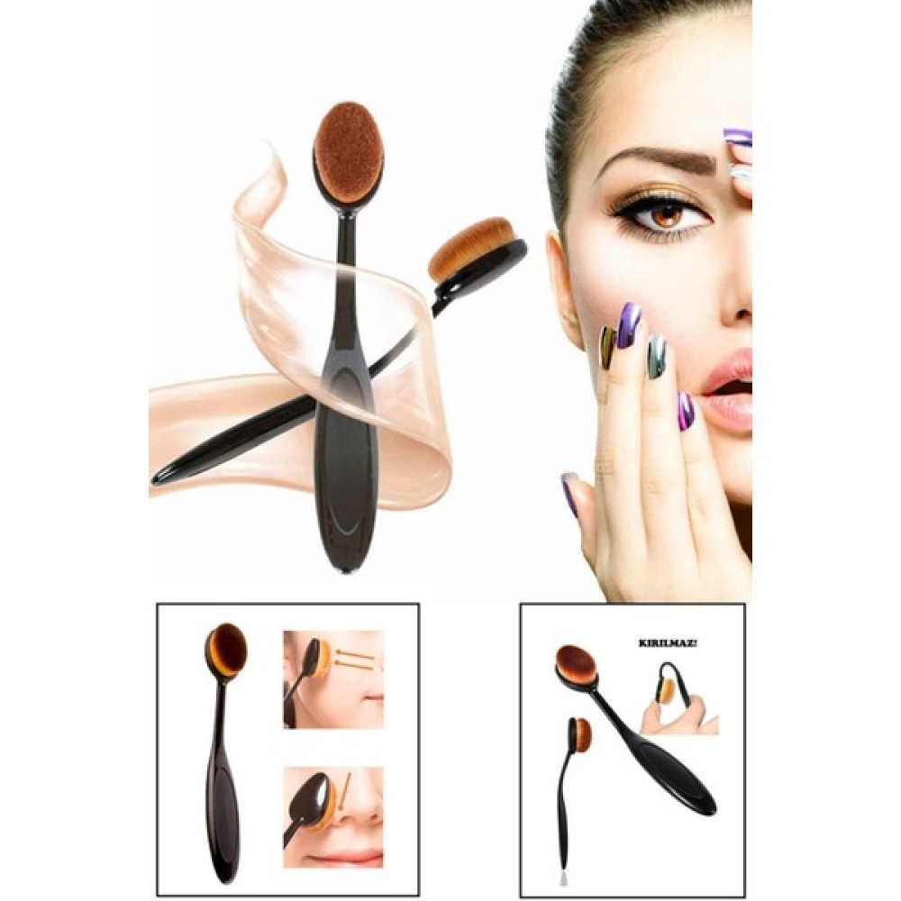 Lasting Beauty Lastingbeauty Fondöten Fırça Makyaj Profesyonel Yüz Oval Fırça Makyaj Fırça ve Aksesuarları Fiyatı
