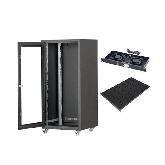 Lastvoice 19 inç 16U Tekerlekli Camlı Sabit Raf + Fan + Rack Kabinet Kabinet Fiyatı