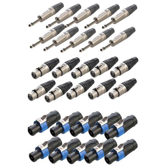 Lastvoice Connection Paket-4 Jak XLR Speakon Konnektör Paketi