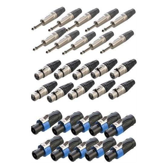 Lastvoice Connection Paket-4 Jak XLR Speakon Konnektör Paketi
