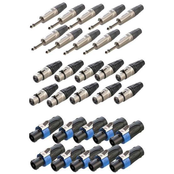 Lastvoice Connection Paket-4 Jak XLR Speakon Konnektör Paketi
