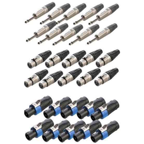 Lastvoice Connection Paket-4 Jak XLR Speakon Konnektör Paketi