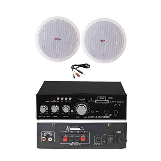 Lastvoice Ekonomi Ceiling Paket-2 Anfi ve Tavan Hoparlörü Seti