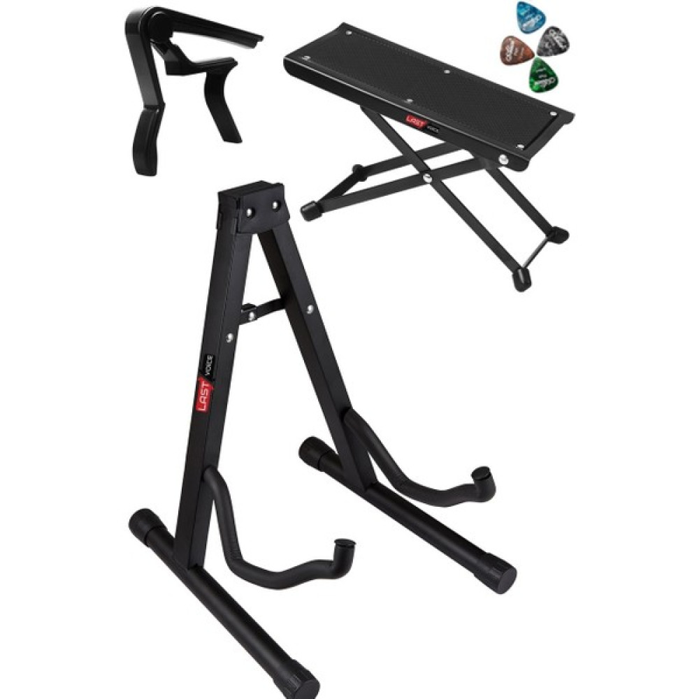 Lastvoice Gtr-111PDCP Profesyonel Gitar Standı Sehpası + Ayaklık + Capo Müzik Aleti Aksesuarları Fiyatı