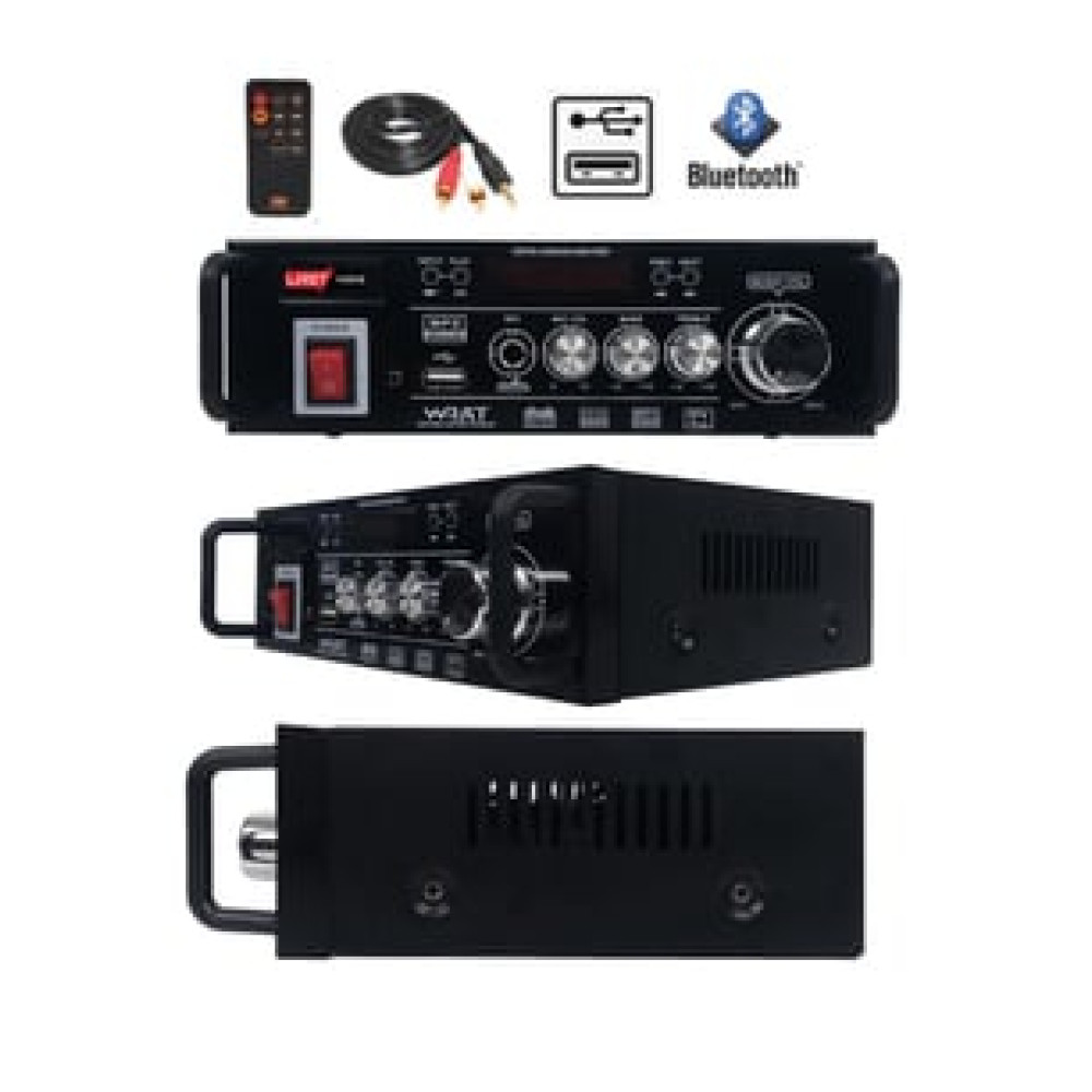 Lastvoice Lvx-140 Stereo Anfi Amfi 2x70 Watt Bluetooth USB 220V/12V Ev Sinema Ses Sistemi Fiyatı