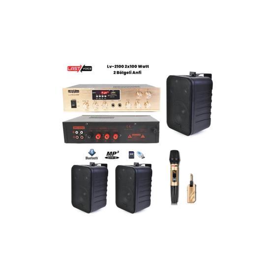 Lastvoice Soft Paket-2 Hoparlör ve Anfi Mağaza Ses Sistemi