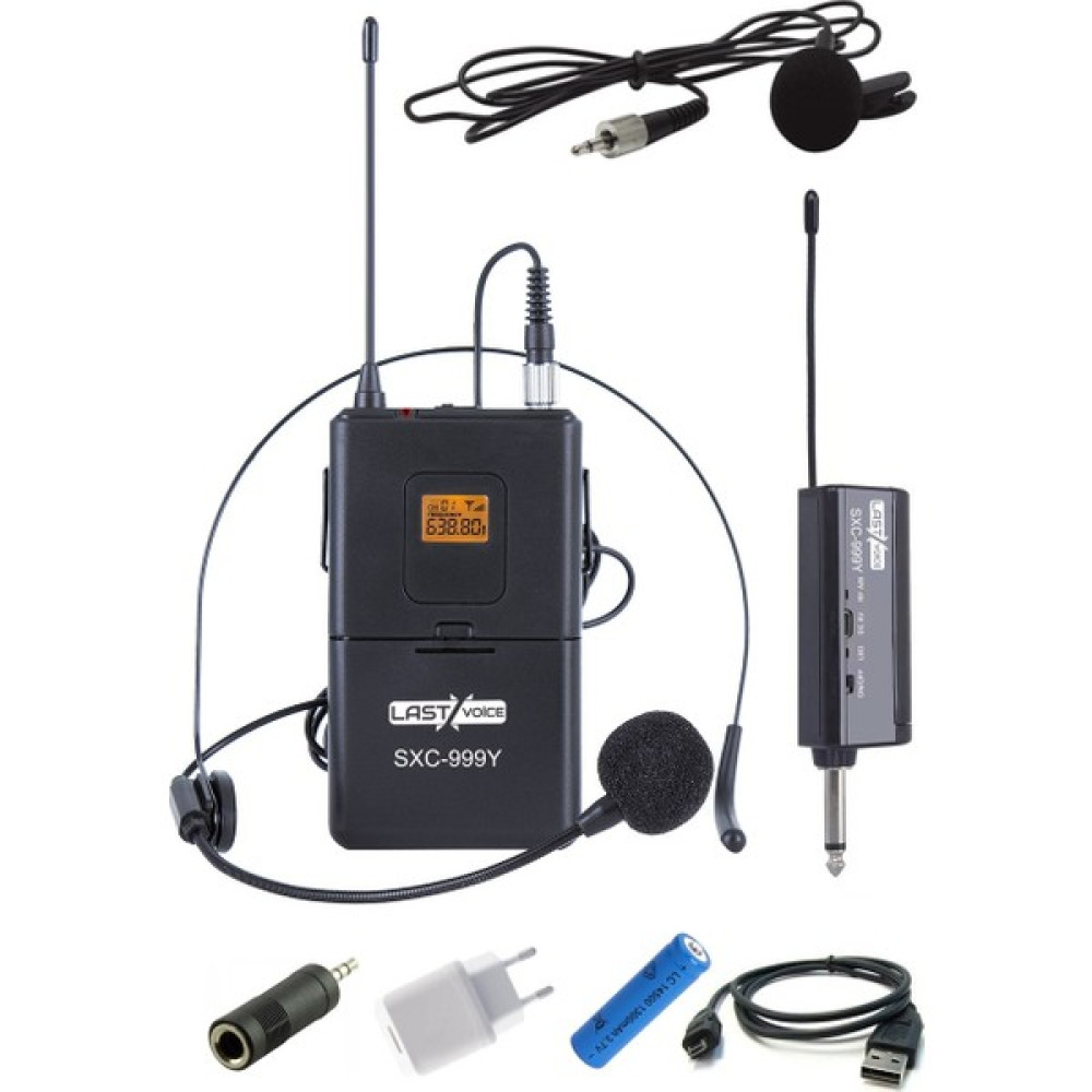 Lastvoice SXC-999Y Şarjlı Telsiz Kablosuz Headset Yaka Mikrofonu (UHF Sabit Kanal) Müzik Aletleri Fiyatı