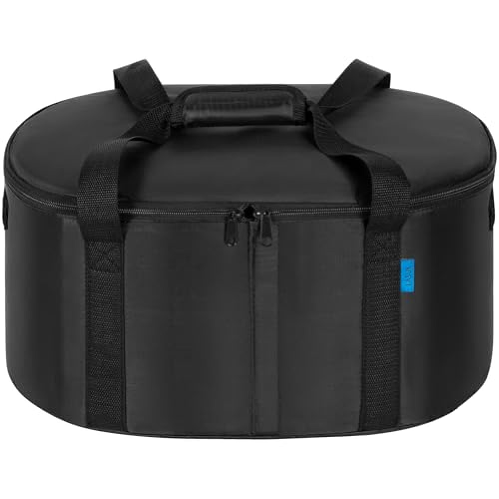 LASUK Portable Slow Cooker Travel Bag, Isulated Carrier Case Tote for 4-8 Quart Crock Carrier Compatible with Else Brands, Internal Mesh Net Holds Pot in Place, For Travel, Outdoor, Picnic
