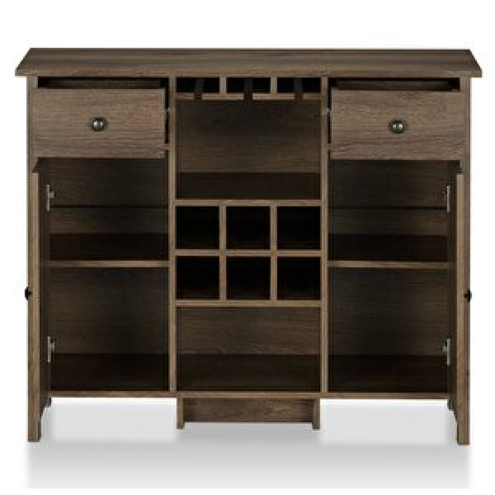 Latanwood Elegance Ahşap Şaraplık Kahverengi Şaraplık / Şarap Rafı Fiyatı