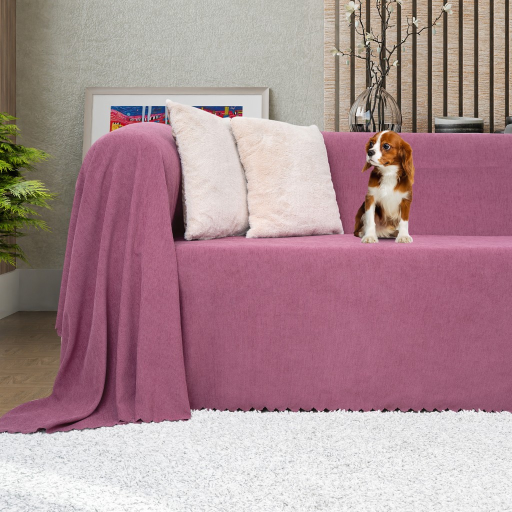 Latuda Concept Kaymaz Koltuk Örtüsü Çift Taraflı Mikrofiber Şönil 175x300 cm Gül Kurusu – Kedi Köpek ve Çocuk Dostu - 175 x 300 cm Evcil Hayvan Ürünleri Fiyatı