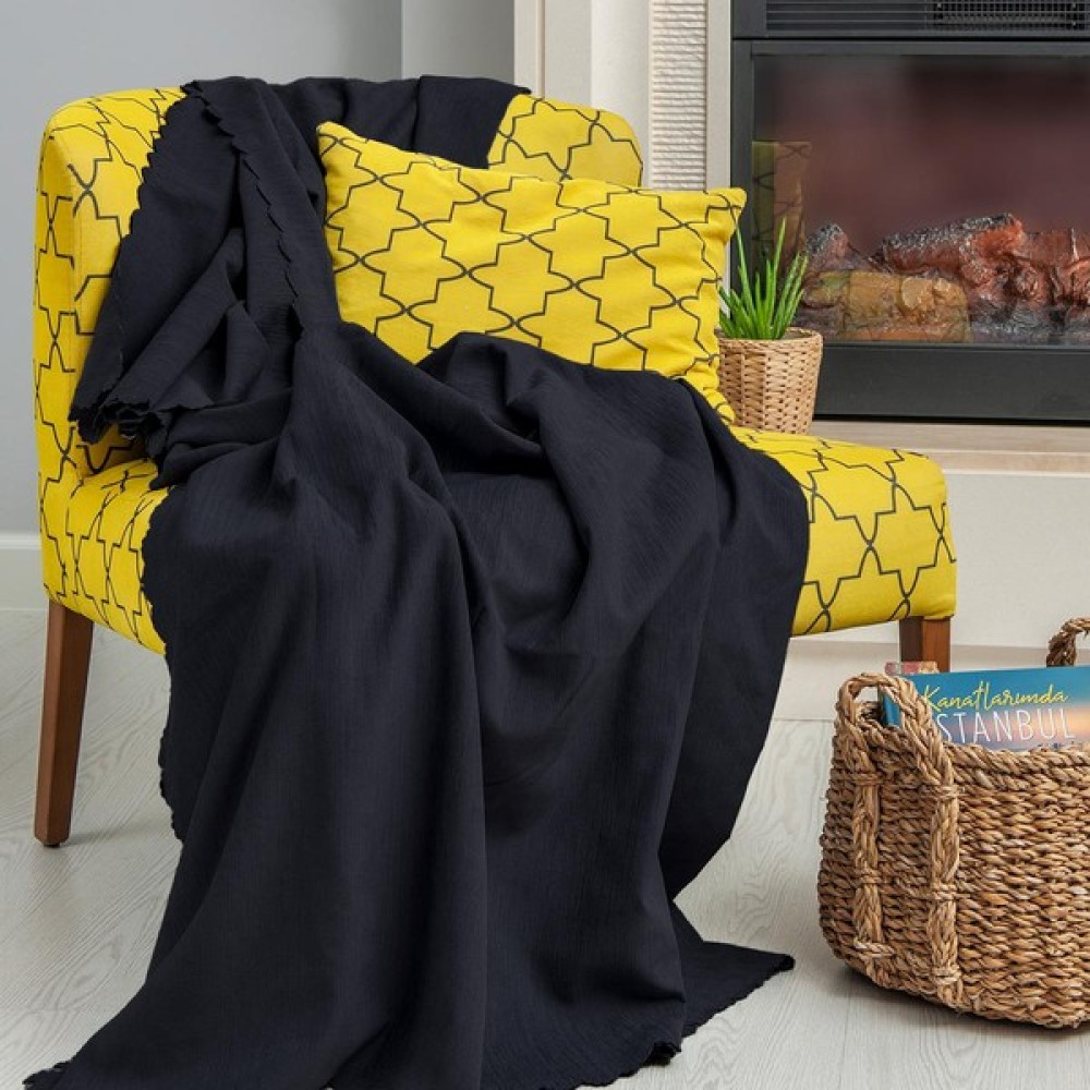 Latuda Concept Tek Kişilik Koltuk Örtüsü Berjer Örtüsü Koltuk Şalı 2 Adet 110 x 175 cm - 110 x 175 cm - Antrasit Koltuk & Kanepe Örtüsü Fiyatı