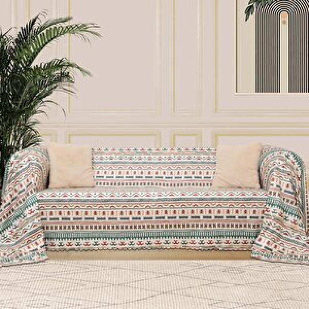 Latuda Home Softmicro Etnik Desenli Boho 180x220 Cm Koltuk Örtüsü Şalı, Kanepe Örtüsü, Tv Battaniyesi Turkuaz Turkuaz Koltuk & Kanepe Örtüsü Fiyatı