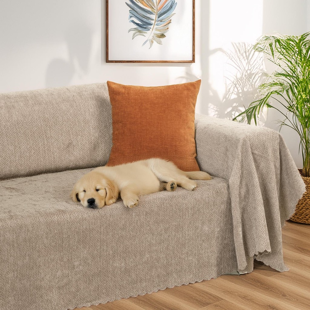 Latuda Home Zenit Koltuk Örtüsü 175x300 LARGE Dekoratif Jakarlı Şönil | Kanepe Örtüsü | Kaymaz , Bej - 175 x 300 cm SSD / Solid State Drive Fiyatı