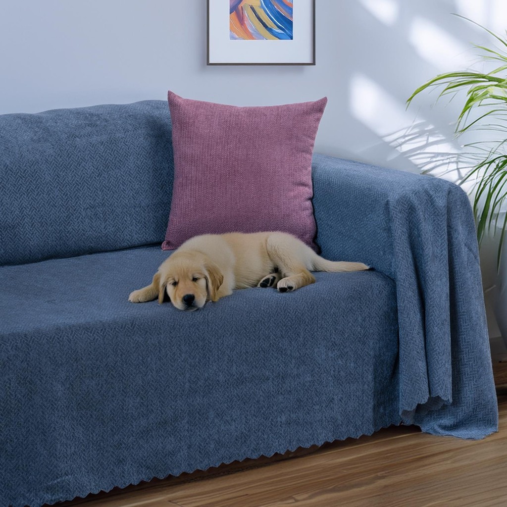 Latuda Home Zenit Koltuk Örtüsü 175x350 XLARGE Dekoratif Jakarlı Şönil | Kanepe Örtüsü | Kaymaz , Gece Mavisi - 175 x 350 cm SSD / Solid State Drive Fiyatı