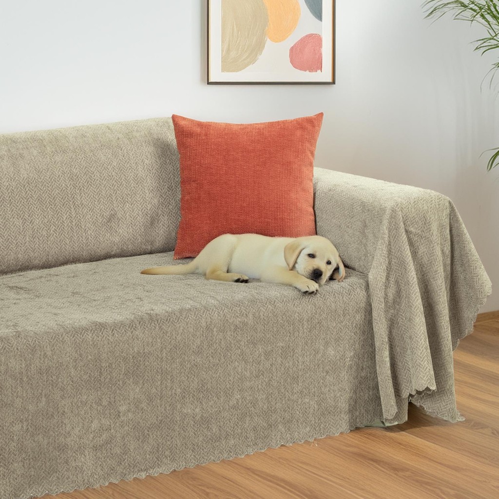 Latuda Home Zenit Koltuk Örtüsü 175x350 XLARGE Dekoratif Jakarlı Şönil | Kanepe Örtüsü | Kaymaz , Kum Beji - 175 x 350 cm SSD / Solid State Drive Fiyatı