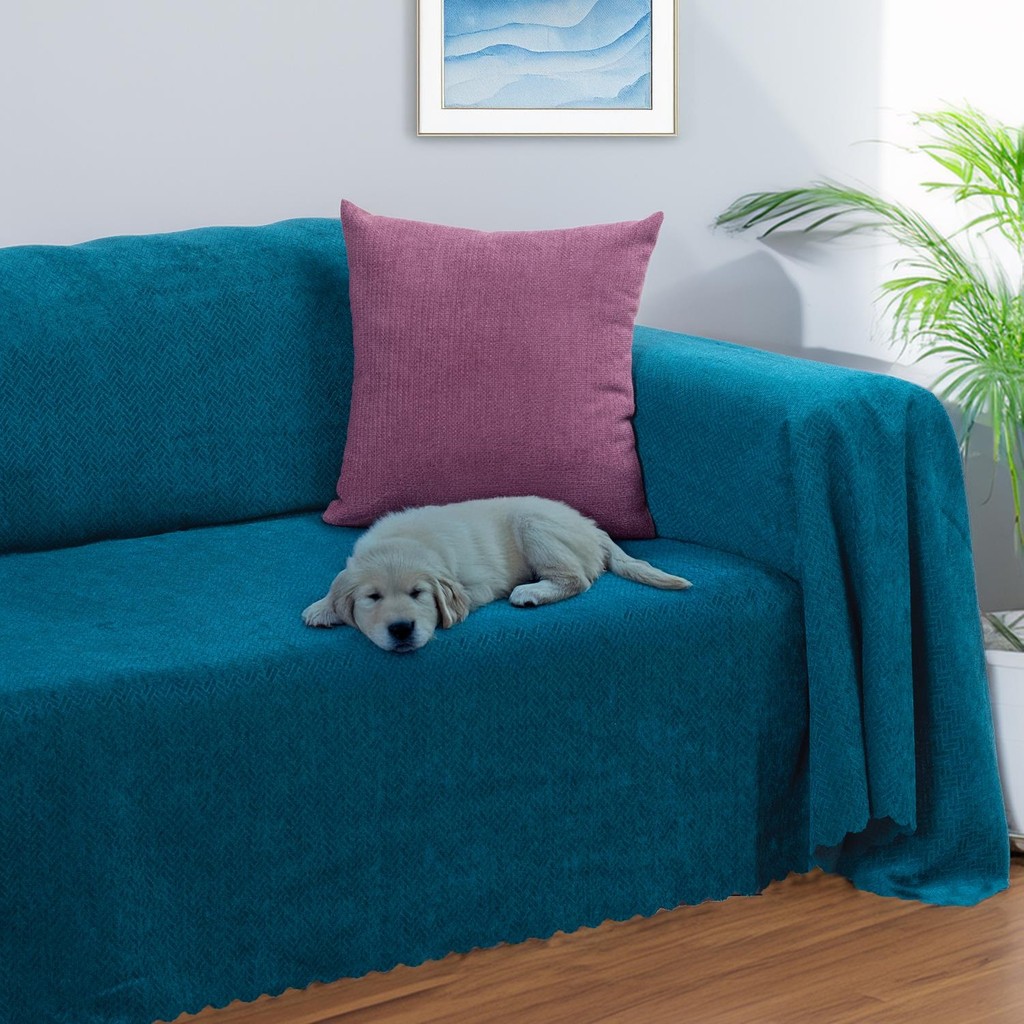 Latuda Home Zenit Koltuk Örtüsü 175x350 XLARGE Dekoratif Jakarlı Şönil | Kanepe Örtüsü | Kaymaz , Turkuaz - 175 x 350 cm SSD / Solid State Drive Fiyatı