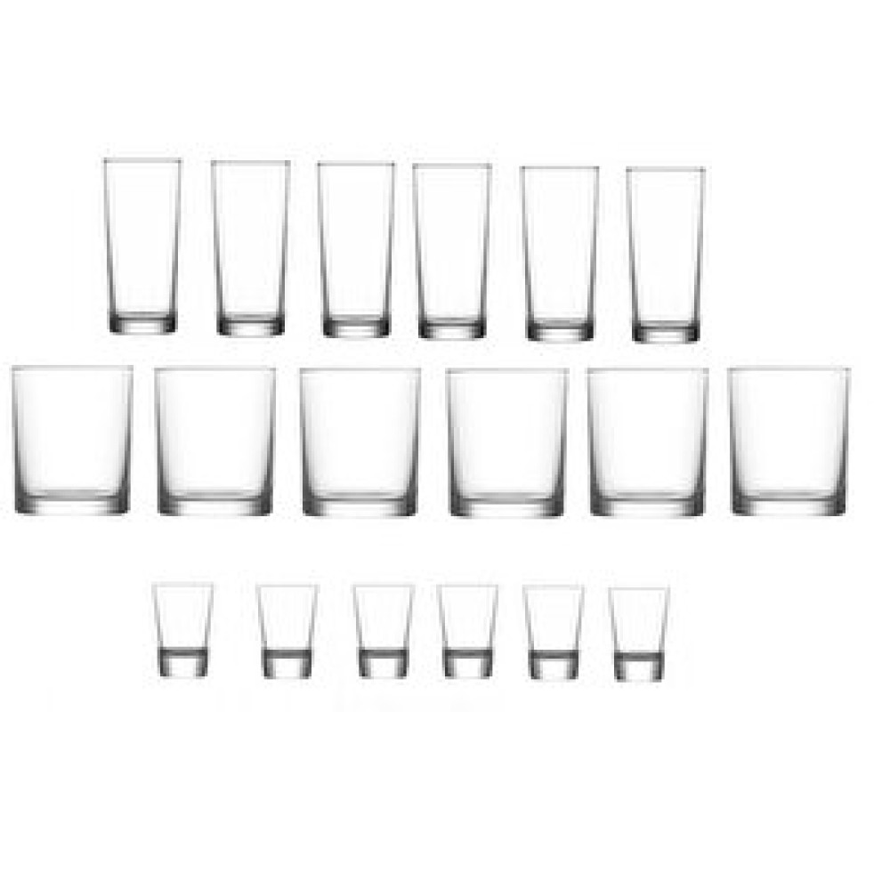 Lav Rakı Viski Shot Bardağı Takımı 18 Prç. Bardak Seti İçki Bardağı Fiyatı