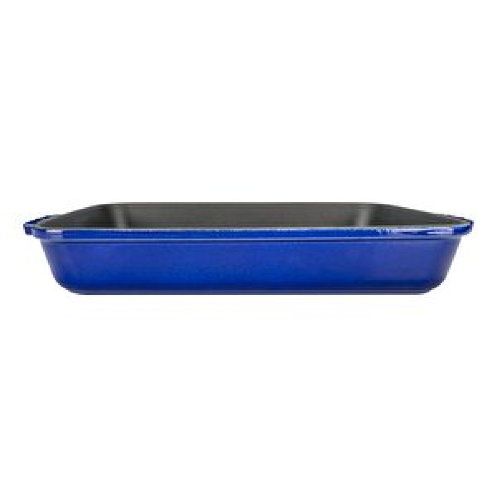 Lava Döküm Dikdörtgen Rosto Ve Fırın Tepsisi Döküm Demir Yekpare Çift Kulplu Premium Serisi Ölçü 26x40cm. Mavi Mutfak Gereçleri Fiyatı