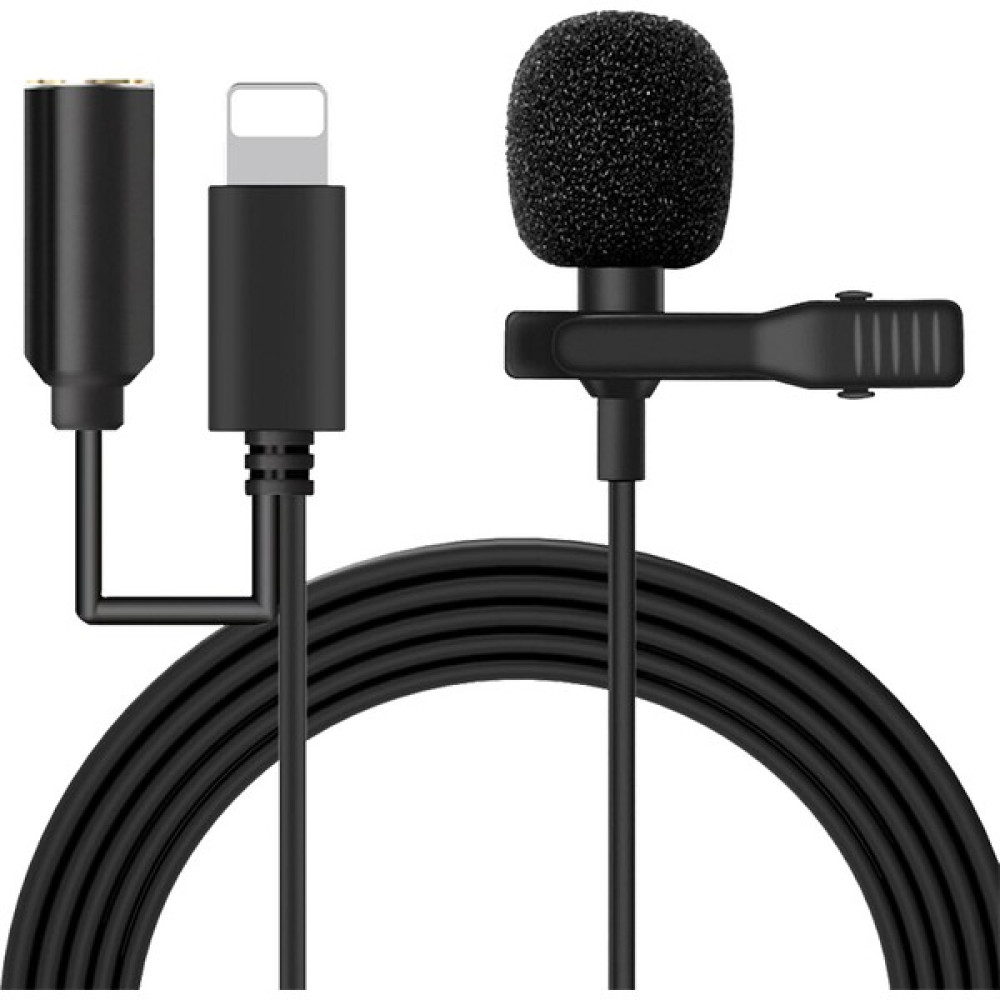Lavalier JH-041-A Lightning Girişli ve Kulaklık Girişli Youtuber Yaka Mikrofonu (81) Müzik Aletleri Fiyatı