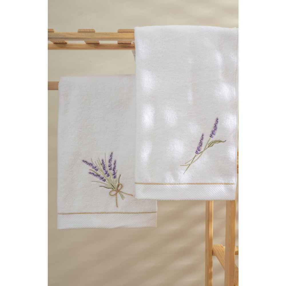 LAVENDIER Lavender 50x80 Ikili El/yüz Havlu Seti %100pamuk Banyo Havlusu Fiyatı