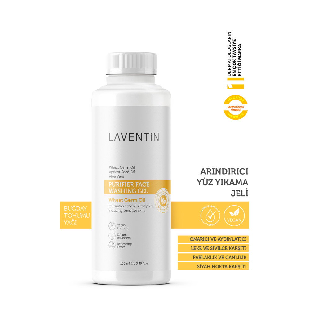 Laventin Arındırıcı Ve Nemlendirici Leke - Sivilce -Siyah Nokta Karşıtı Yüz Temizleme Jeli 100 ml Cilt Temizleme ve Peeling Fiyatı