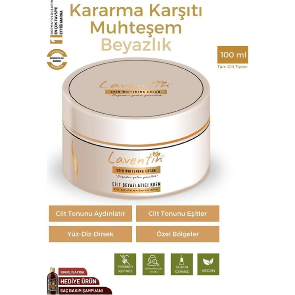 Laventin Cilt Beyazlatıcı Krem 100 ml Leke Kremi Fiyatı