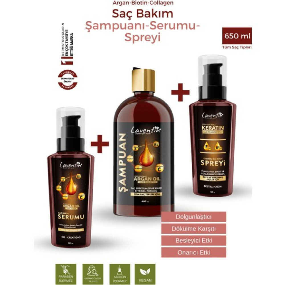 Laventin Dökülme Karşıtı -Onarıcı Saç Bakım Seti Saç Bakım Maskeleri & Serumlar & Spreyler Fiyatı