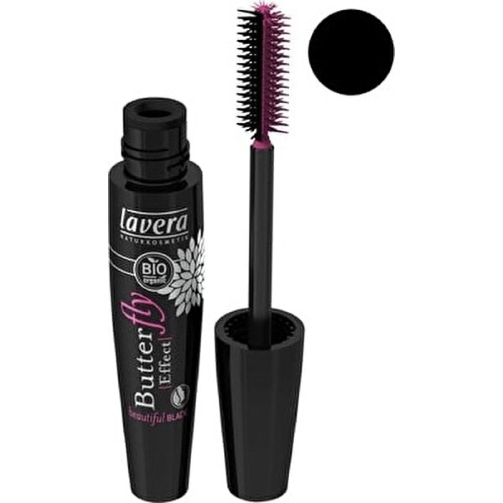 Lavera Organik Maskara - Butterfly Effect - Biçim, Hacim veKıvırmaya özel Kelebek Fırça, 11 ml Siyah Rimeller / Maskaralar Fiyatı