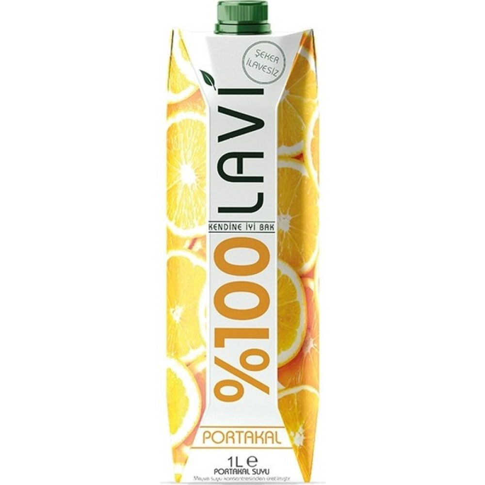 Lavi %100 Portakal Suyu Içeceği 1000 ml x 12 Adet - 1 lt Diğer Fiyatı