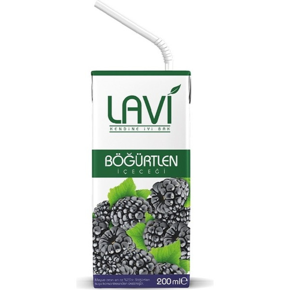 Lavi Böğürtlen Meyveli Içecek 200 ml x 27 Adet (Bir Koli) Diğer Fiyatı