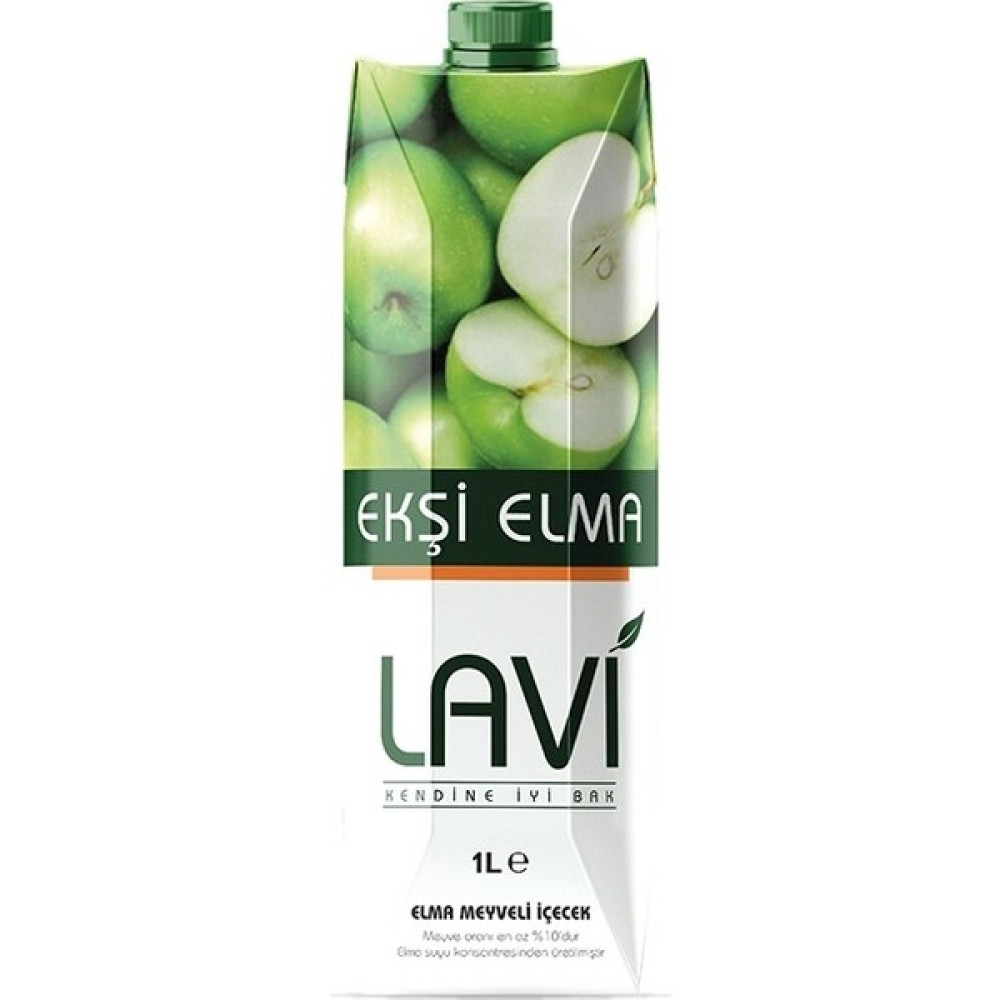 Lavi Ekşi Elma Meyveli Içecek 1 L x 12 Adet - 1 lt Diğer Fiyatı