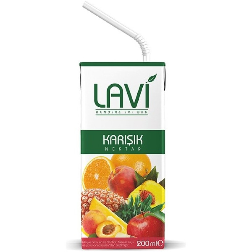 Lavi Karışık Nektar Içeceği 200 ml x 27 Adet (Bir Koli) Diğer Fiyatı