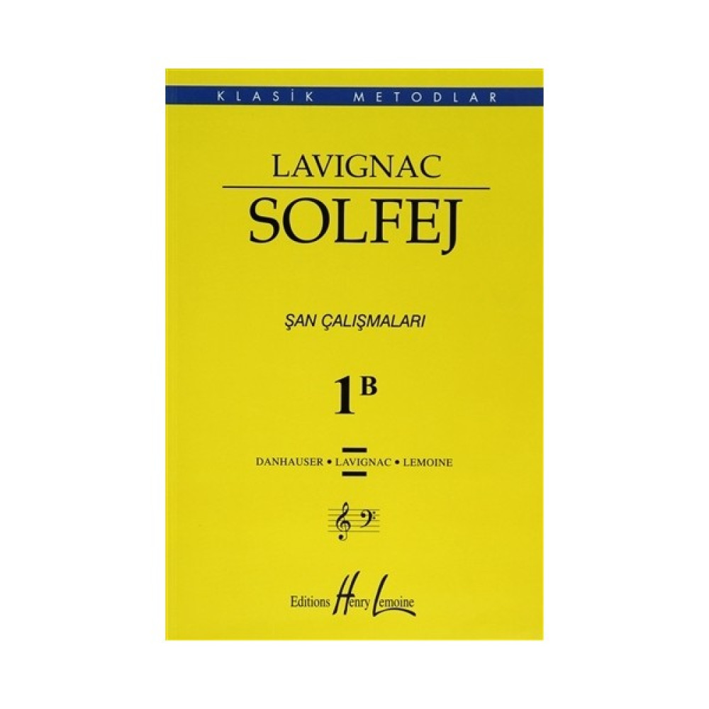 Lavignac Solfej 1B (Büyük Boy) - Danhauser Müzik Fiyatı