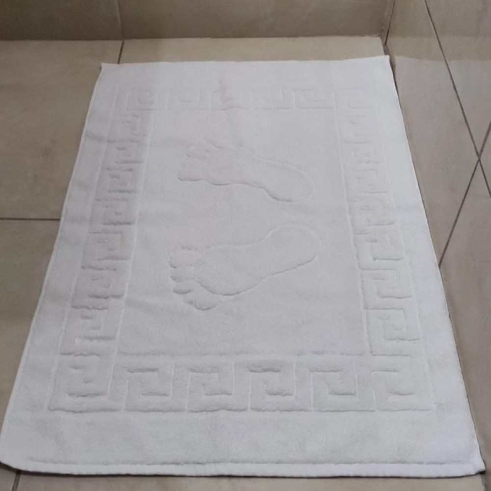 Lavin Banyo Paspası Ayak Izli Jakarlı 50x70 - Beyaz Klozet Takımı Fiyatı
