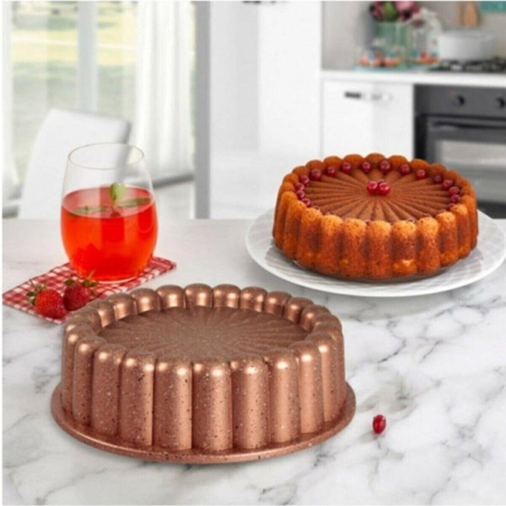 Laviss Eda Granit Döküm Tart Kalıbı Bordo 26cm Dilimli Tart Turta Kalıbı Kek Kalıpları Fiyatı
