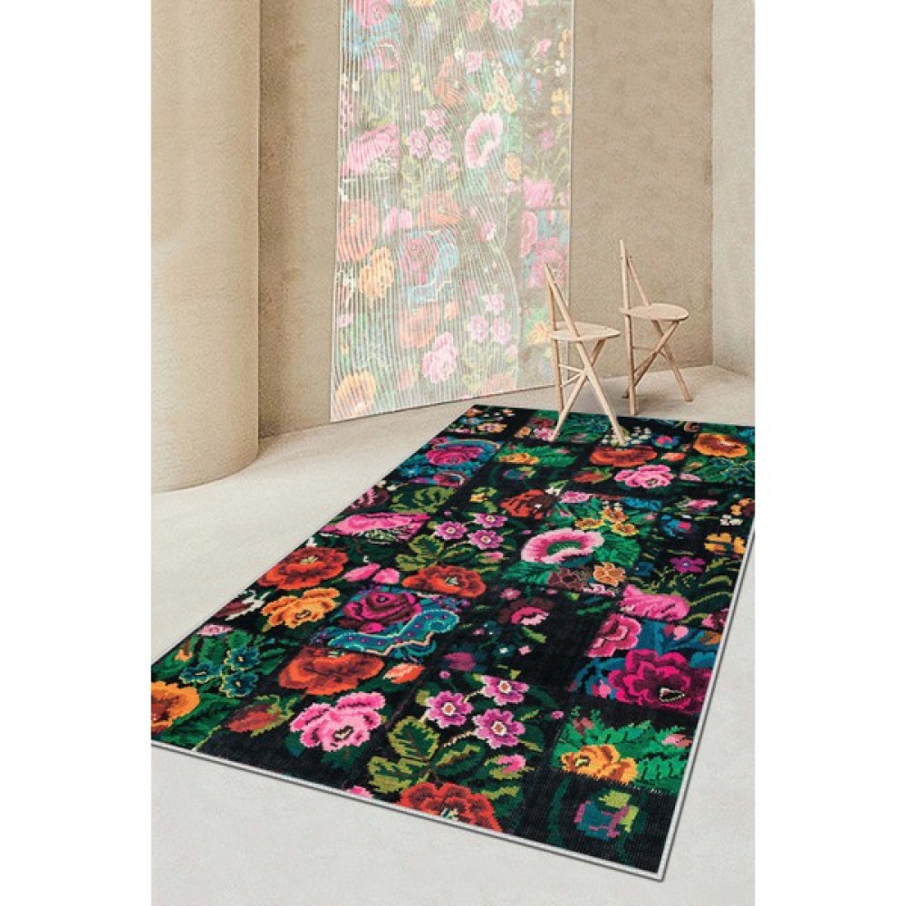 Lavita Home Dijital Baskı Yıkanabilir Kaymaz Renkli Salon Halısı Mutfak Halısı Yolluk ve Paspas - 120 x 300 cm Salon Halısı Fiyatı