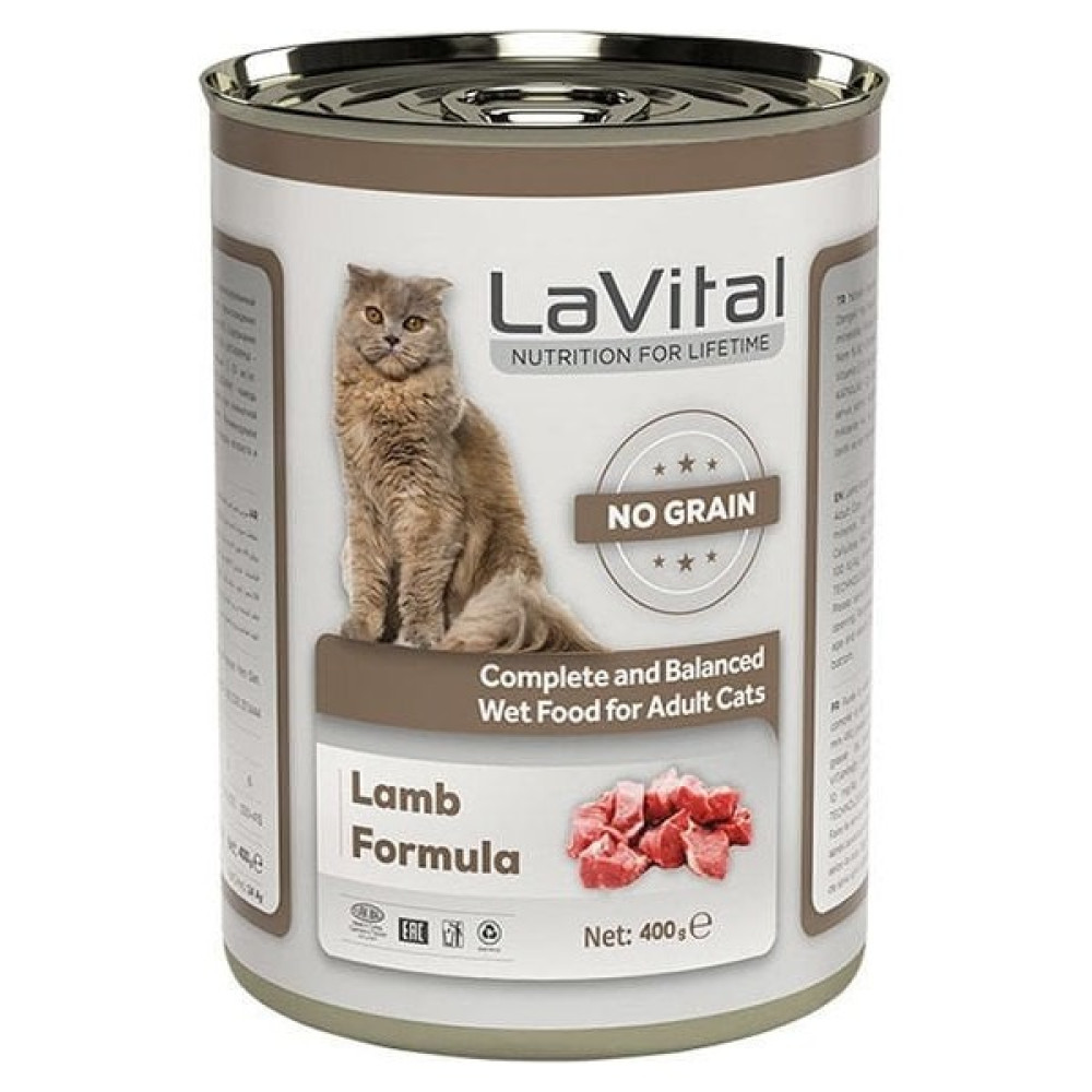 Lavital Adult Tahılsız Kuzu Etli Yetiskin Konserve Kedi Maması 400 gr Evcil Hayvan Ürünleri Fiyatı