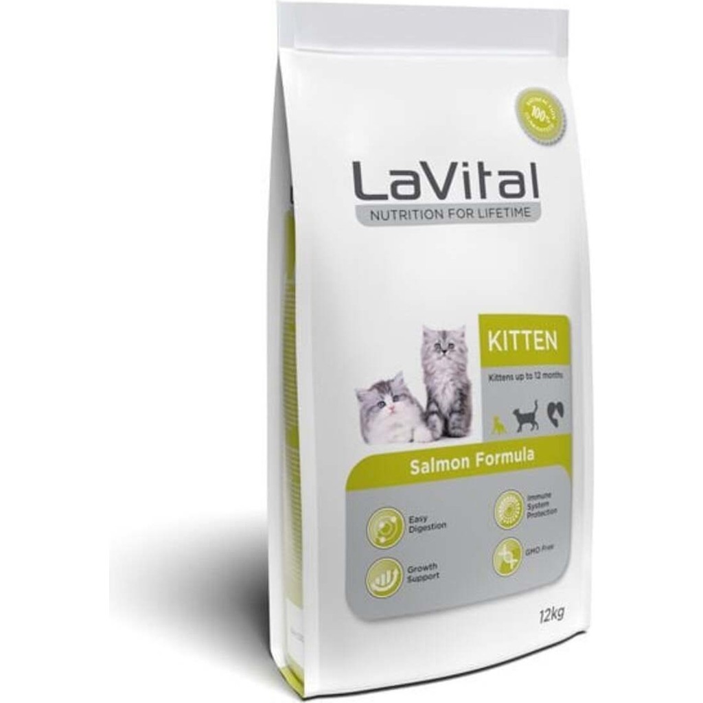 LaVital Kitten Somonlu Yavru Kedi Maması 12 Kg - 1 Evcil Hayvan Ürünleri Fiyatı