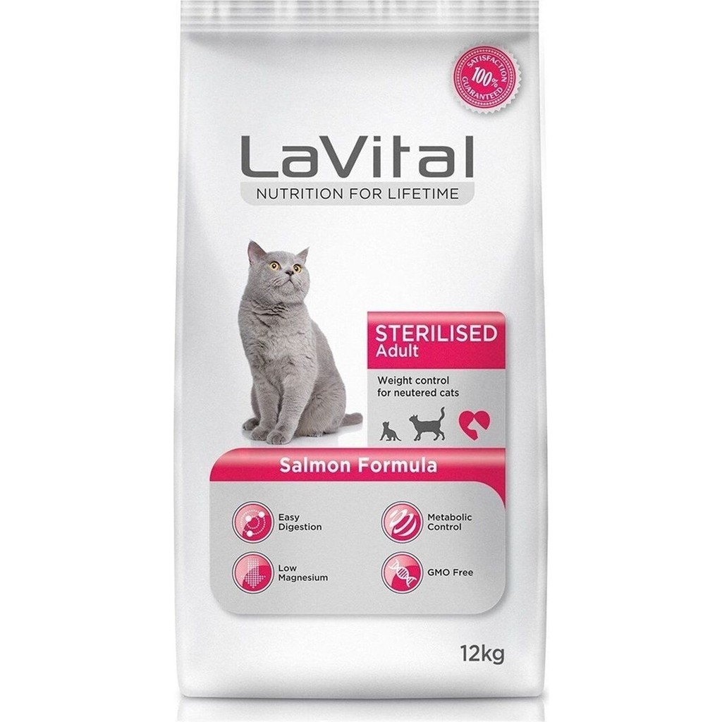 LaVital Sterilised Somonlu Kısırlaştırılmış Kedi Maması 12 Kg Evcil Hayvan Ürünleri Fiyatı