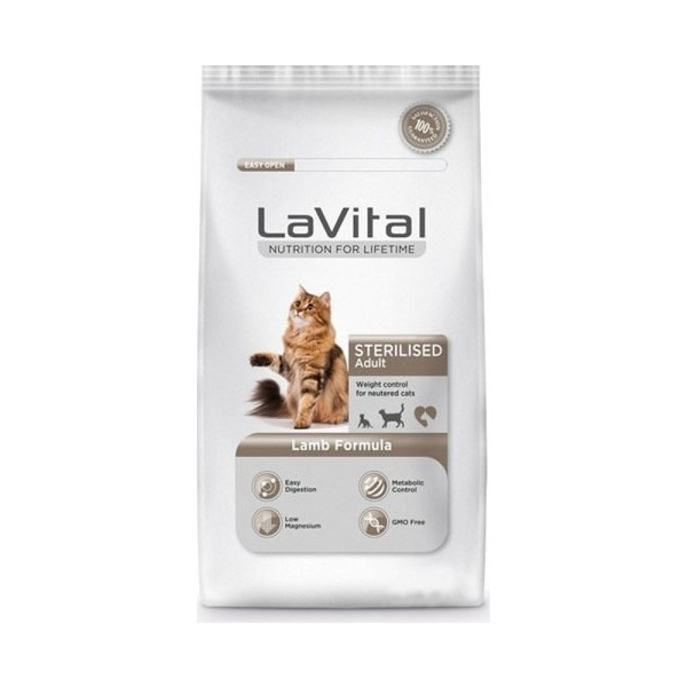 Lavital Sterilsed Lamb Kuzulu Kedi Maması 1,5Kg Evcil Hayvan Ürünleri Fiyatı