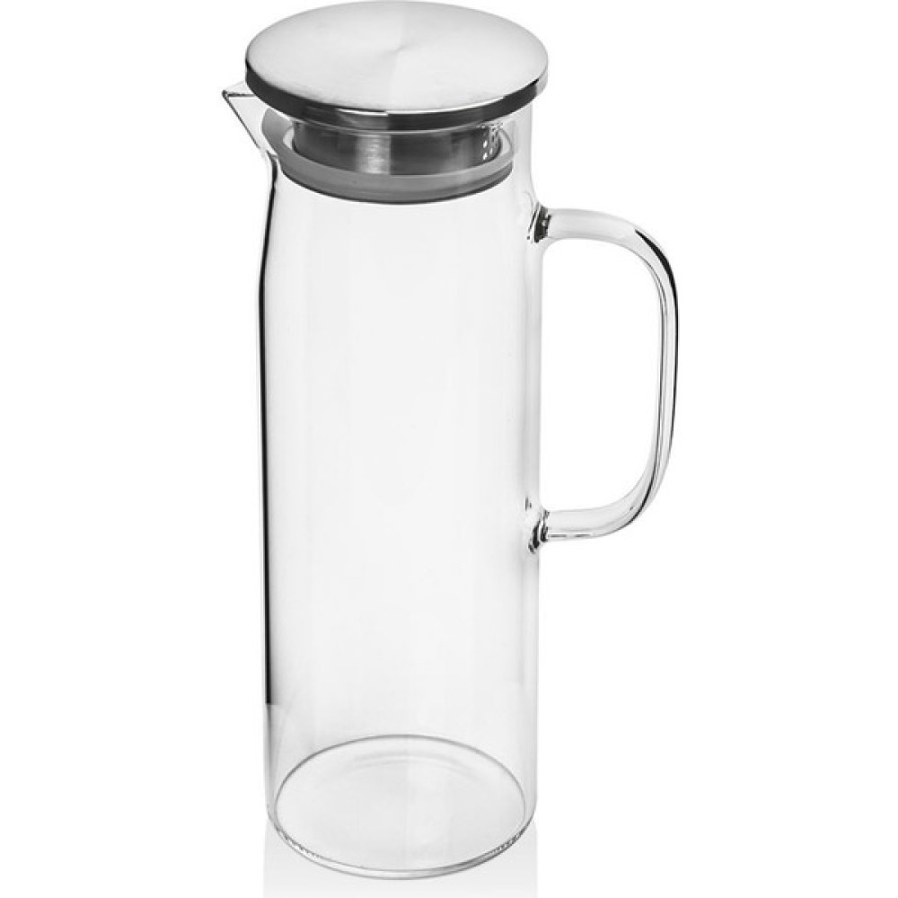 Laviyosa Ew's Metal Kapaklı Cam Sürahi 1500 ml - 1,5 L - Şeffaf Sürahi Fiyatı
