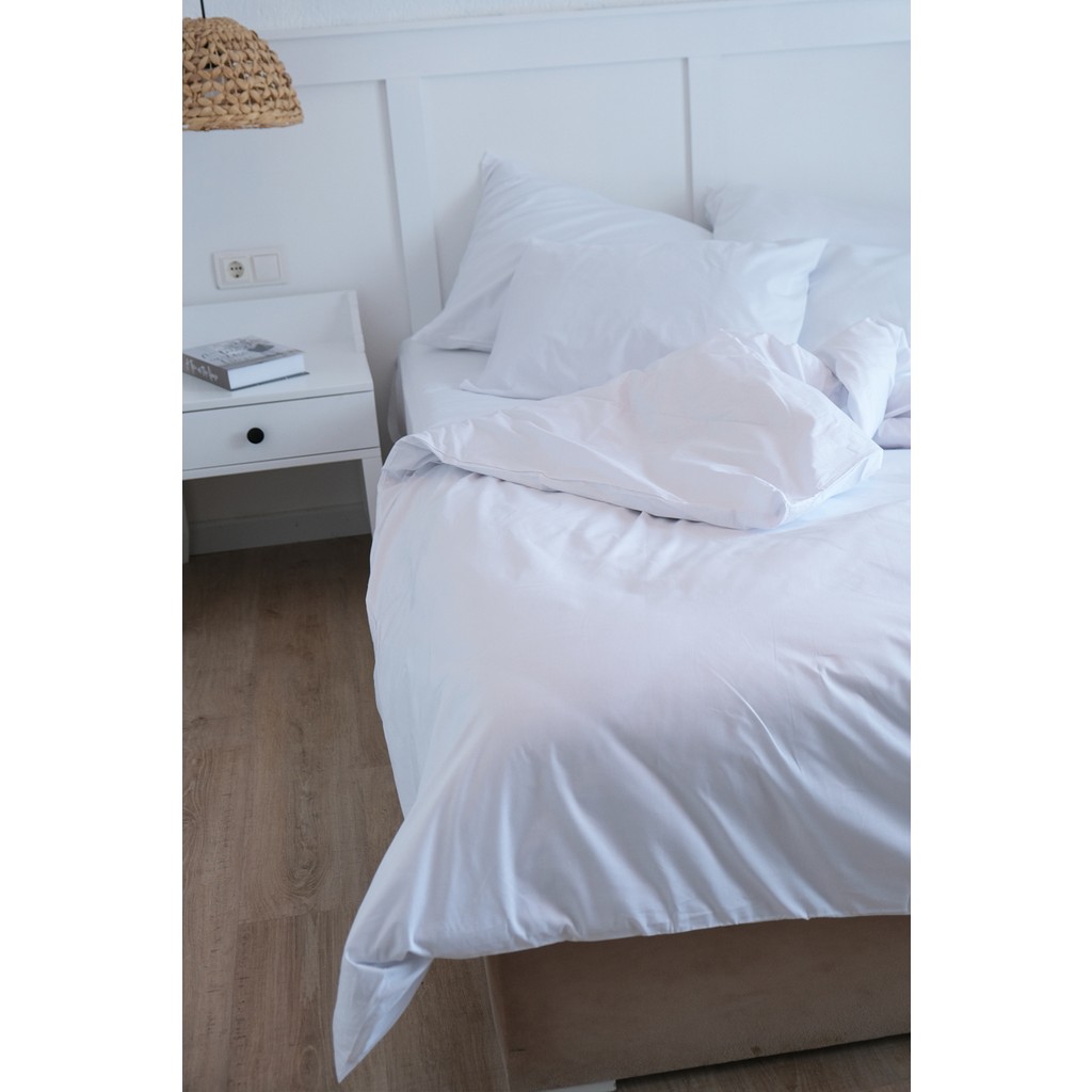 Lawon Tekstil Lawon Berlin Serisi 63TEL Pamuk Tek Kişilik Otel Nevresim - Yorgan Kılıfı 160*220CM - Beyaz - 160 x 220 cm Nevresim Takımı Fiyatı