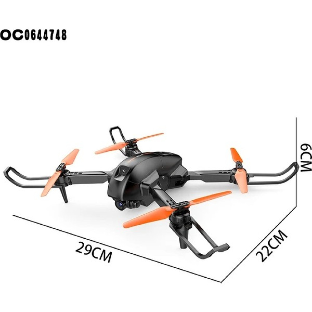 Laxsam 2022 Yeni Rc 4 Pervaneli 2.4ghz Katlanabilir Uzaktan Kumandali Drone - Siyah Drone Fiyatı